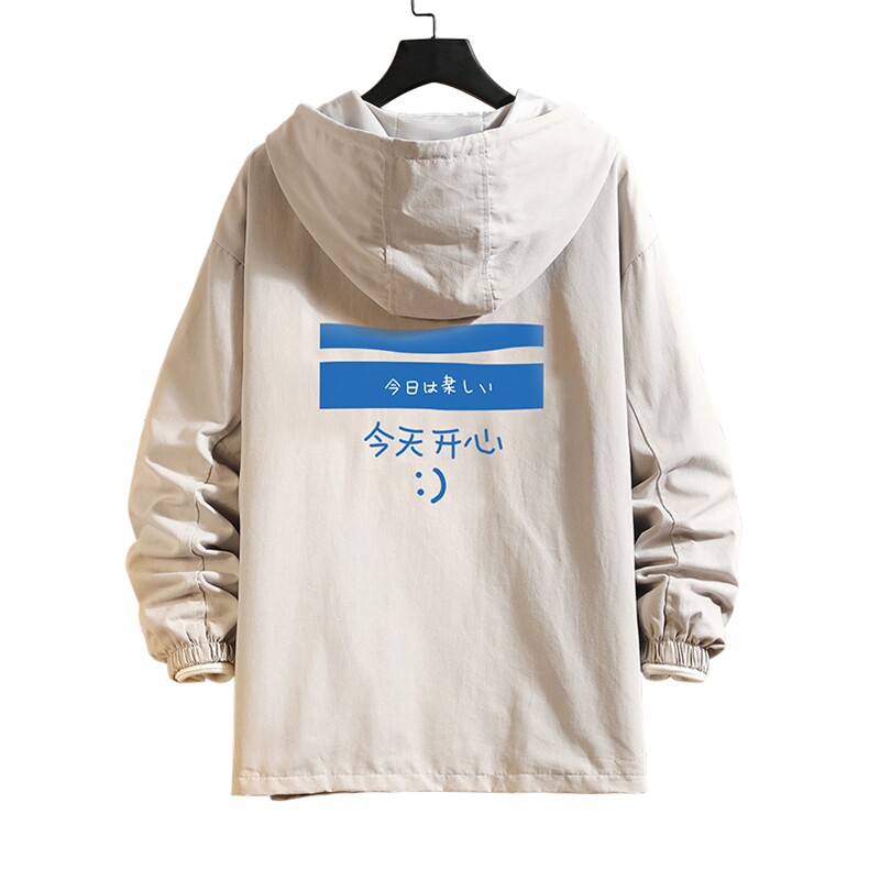 JK41033-P85加棉款-P115纯棉连帽夹克男士大码工装夹克男砖墙,男装夹克,电商A040A
