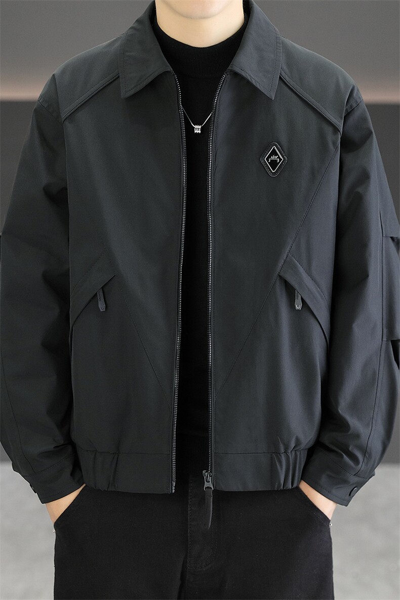 羽绒服男新标50白鸭绒夹克外套休闲时尚翻领男士上衣NY822-P135,男装夹克,星座310B-3