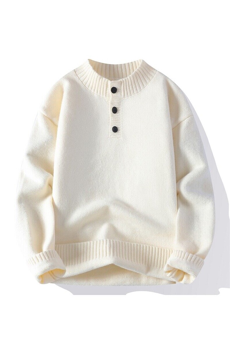 76307-特P53秋冬休闲亨利领毛衣男针织衫纯色外套,男装针织衫/毛衣,电商D310B
