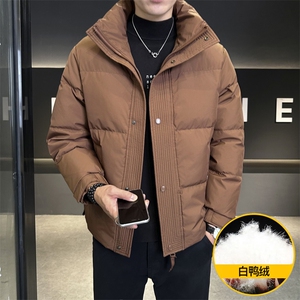8235-P160 【标50%白鸭绒】男士冬季羽绒服2025新款加厚时外套图片