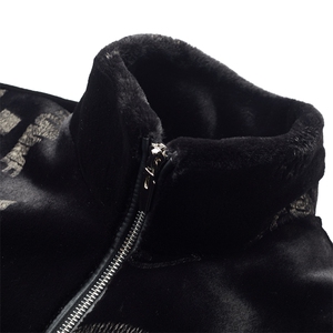 中年男士21冬季新款休闲金貂绒夹克宽松保暖外套SNNJDR11839-P335图片
