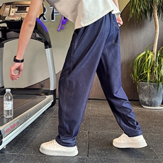 复古牛仔裤男士新款直筒天丝裤子夏季薄款弯刀冰丝裤长裤，男装牛仔裤，电商C208