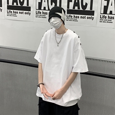 B239-1261-P38夏季圆领重磅短袖T恤男纯色落肩袖体恤上衣，男装T恤，星座514-2(原B239)