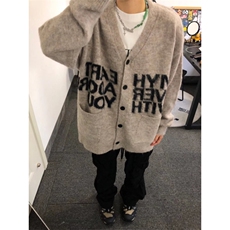 【有货】秋冬高级感慵懒风开衫毛衣男美式针织外套MY452HH-特P58，男装针织衫/毛衣，星座1007（原301D）