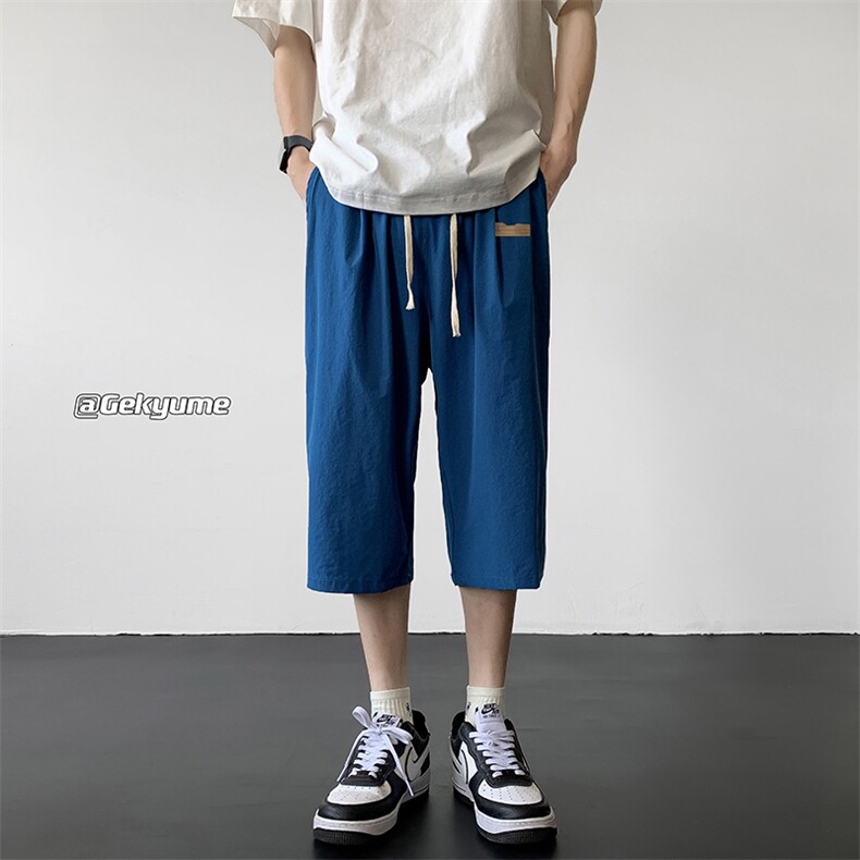冰丝七分裤男大码速干短裤男五分裤QK72293-P25,男装休闲裤,电商A040