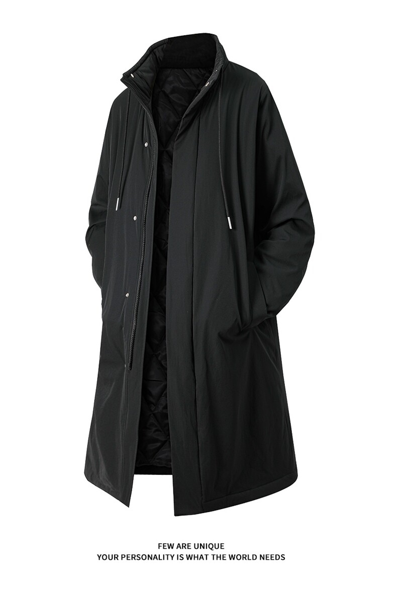 军大衣夹棉加厚长款棉衣过膝棉服冬季外套男D51206-TP135238,男装棉衣,电商A102