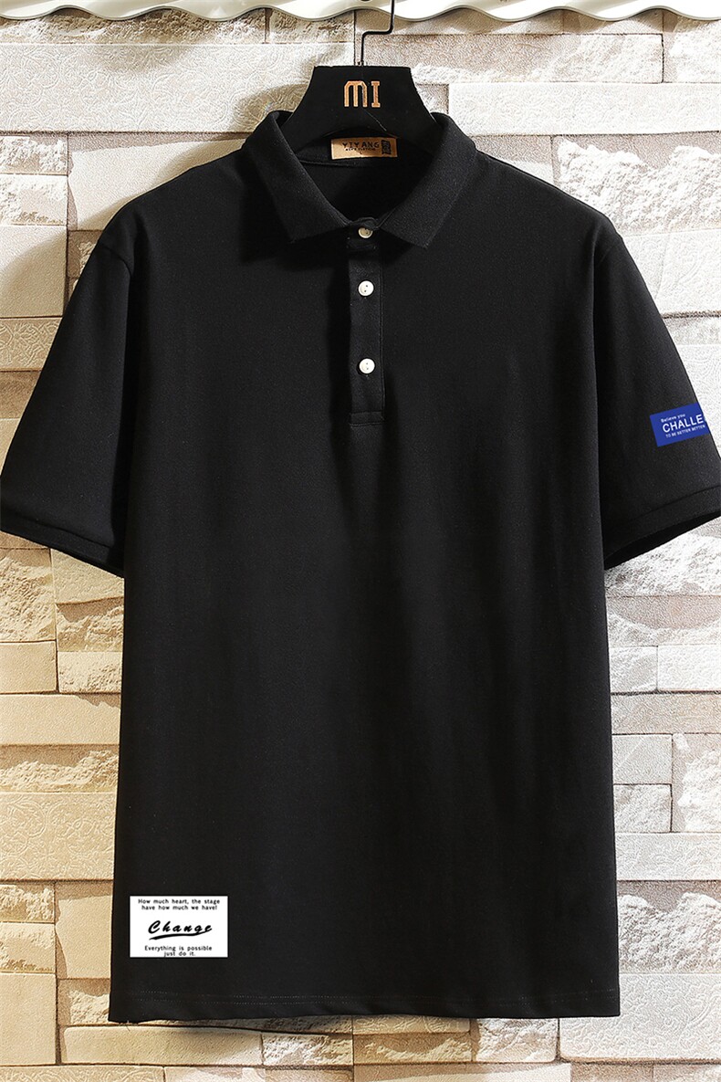 PL57062-P35翻领短袖polo衫男大码胖子半袖t恤男有领保罗衫,男装Polo衫,电商A040A