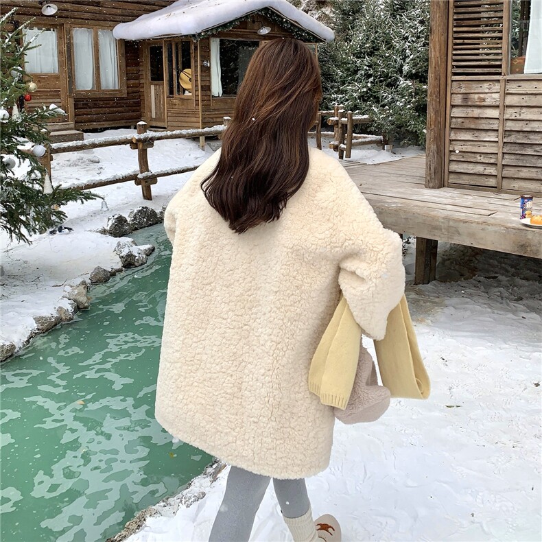 现货:冬季新款高级感加厚保暖皮毛一体外套2C135-8959P225K338,女装皮草,2C135