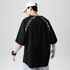 夏季短袖t恤男潮流时尚t恤男港风t恤A210-A8338-P28图片