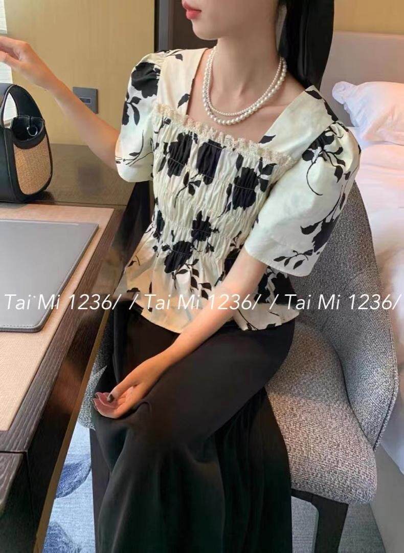 2022夏季新款。奶牛花纹感收腰显瘦百搭，其它，泰靡(1F)