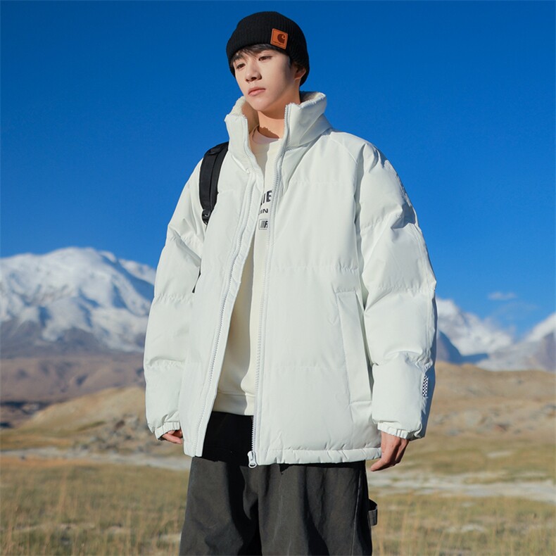 抖音直播连帽棉衣假两件加厚棉袄情侣款百搭面包服MY111-P65,男装棉衣,星座1402-1