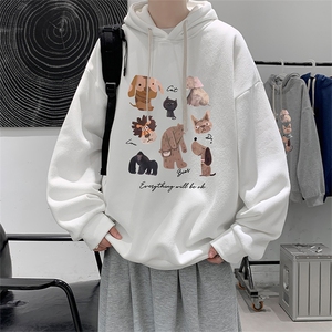 连帽卫衣男大码胖子帽衫大号运动服WY2444-P35图片