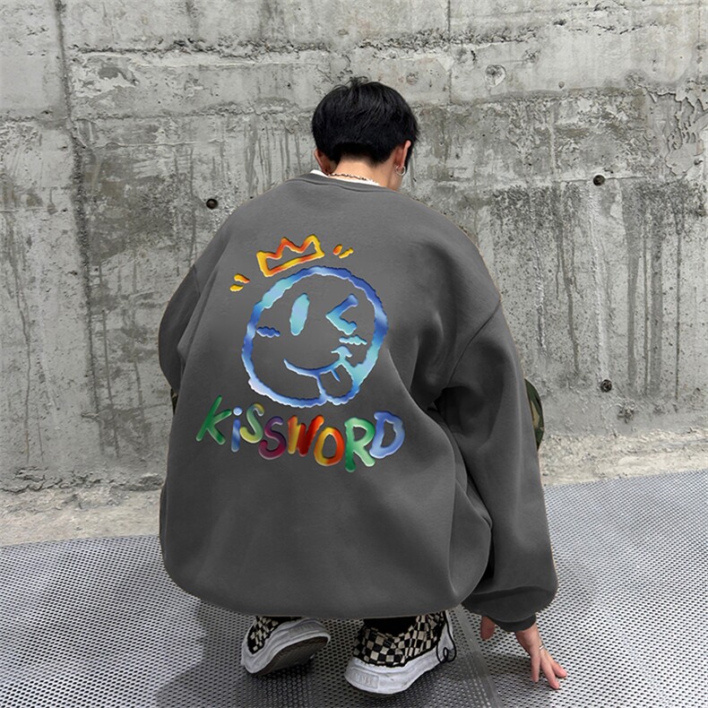 主推款可持续提供视频抖音宽松圆领卫衣D223A-YL23125特P28,男装卫衣,电商019-1