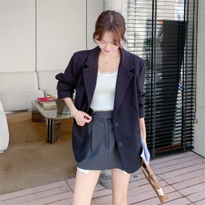 【有货】S03P165K228竖条西装两色入图片