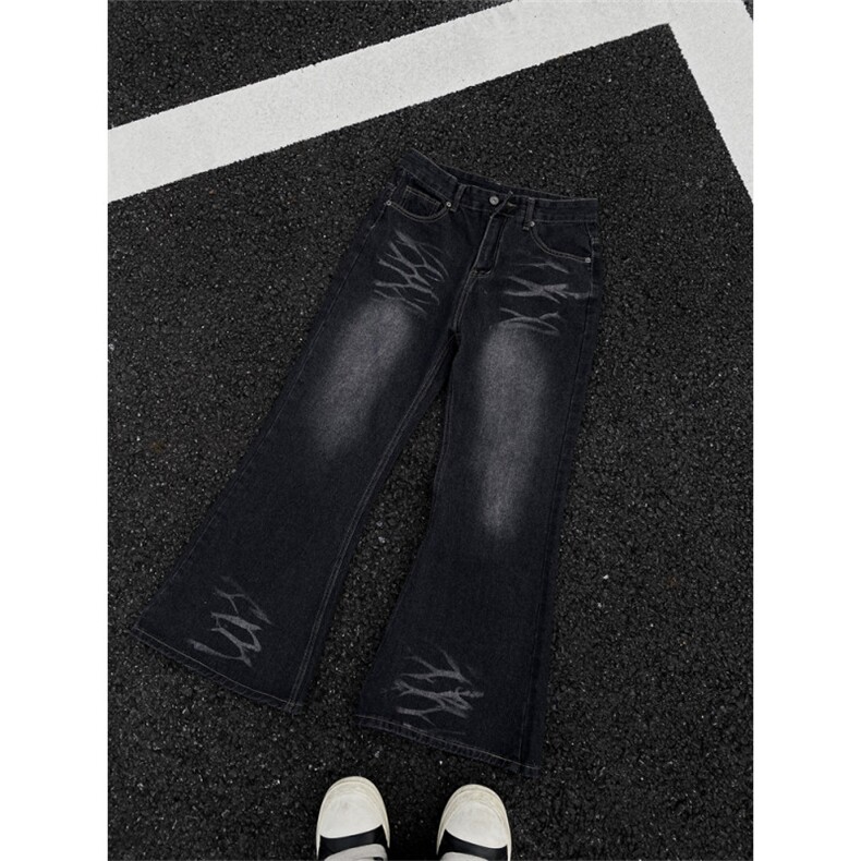 2024/cleanfit水洗牛仔裤直筒喇叭美式裤子1005-3-SGT03-P55控78，男装牛仔裤，星座1005-3