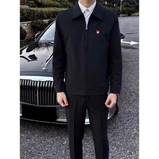 机关干部行政夹克男士春秋cleanfit成熟年轻领导外套，男装夹克，四季星座505