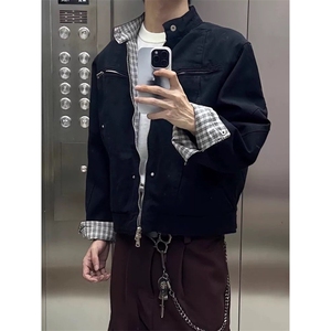 原版金属拉链哈灵顿水洗纯棉夹克JK0153-P85图片