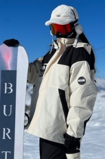 冬款户外连帽滑雪服男女防水防风加绒加厚保暖情侣款外套M35-P125，男装棉衣，电商A001-1