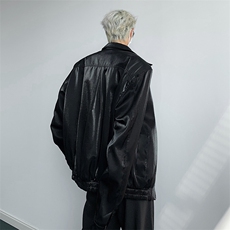 Wt30-P65美式街头潮牌短款垫肩夹克，男装夹克，星座1501-1