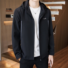 高品质夹克外套男春秋休闲百搭时尚连帽男士夹克上衣N8607-P130，男装夹克，星座310B-3