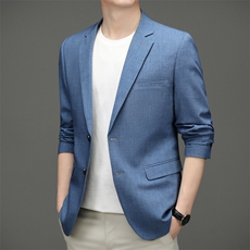CA5523钱塘2020-2春秋新款时尚休闲中青年男士简约西服外套P142，男装西服，钱塘207-2
