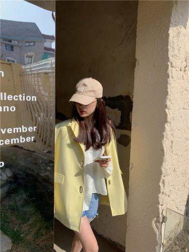 【春季新款】自制银扣西装，女装西装，F/TU