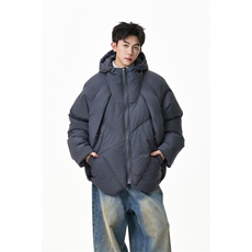 现货！美式解构连帽棉衣加厚复古潮牌面包服WT2510-P108，男装棉衣，星座609
