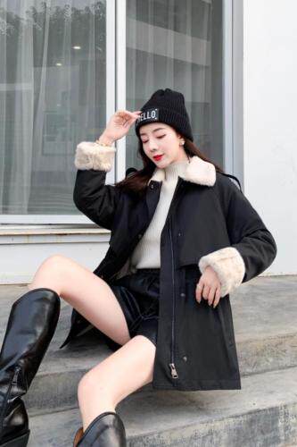 冬季新款时尚短款派克，女装，田间晨露