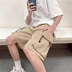 夏季休闲五分口袋工装裤男学生帅气直筒运动阔腿外穿短裤D640，男装牛仔裤，星座1116A-1（原606A）