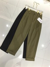 秋冬新款现货，休闲白搭小脚卷边西裤显瘦款，其它，艺尚丽人