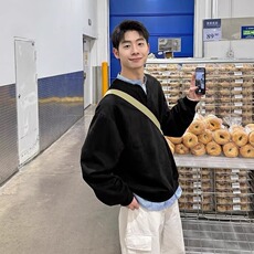 复古亨利领假两件长袖T恤卫衣2025条纹拼接百搭上衣男女WYJ96，男装T恤，星座516A