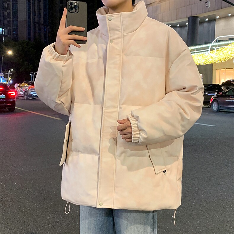 可二开高品质潮牌宽松PU皮衣棉服情侣棉衣A161-MY8170图片