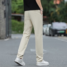 男士休闲裤秋冬季加厚宽松直筒潮流百搭长裤子D1015-P50/加绒P55，男装卫衣，星座509