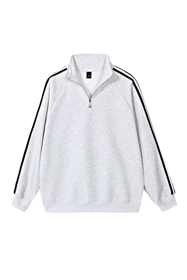 加绒奥粒绒重磅500克足POLO领拉链圆领卫衣外套RH143JR-P55,男装Polo衫,星座610B-1