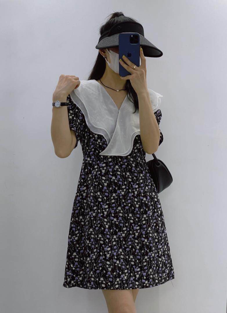 欧货同款拼接连衣裙，女装连衣裙，玩美