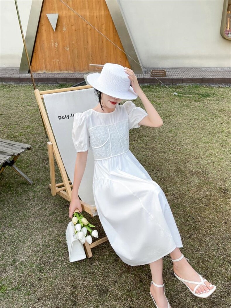 小清香面连衣裙，女装连衣裙，百变诱惑(6F)