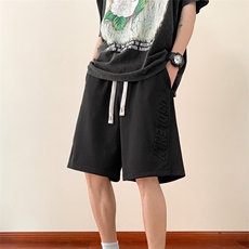 抖音直播！菠萝格立体钢印休闲短裤男DK16-特P25M-5XL，男装牛仔裤，电商B325