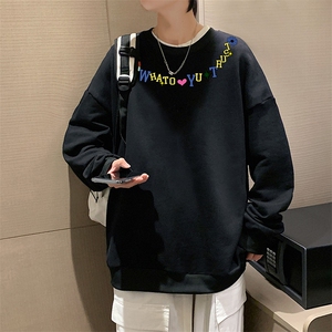 8XL圆领卫衣男超大码胖子肥佬大号长袖t恤S6381-P28图片