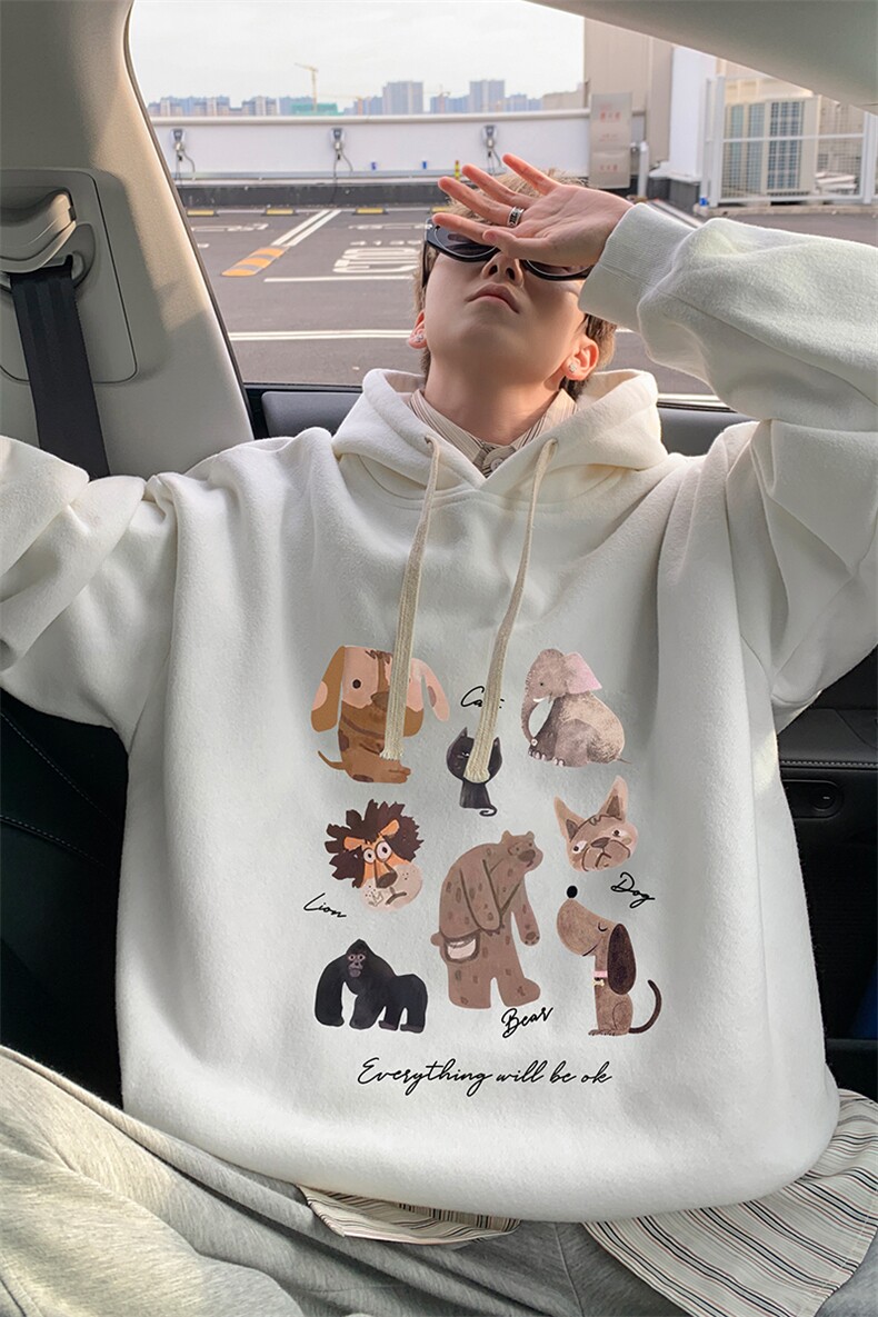 连帽卫衣男大码胖子帽衫大号运动服WY2444-P35,男装卫衣,电商A040
