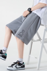 2023夏华夫格钢印反光炫彩小熊无影墙男休闲五分短裤DK28637-P28，男装休闲裤，电商A082