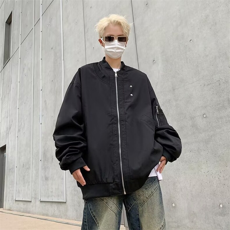 秋季男士夹克宽松潮流休闲男装ins百搭外套W333P58,男装夹克,星座1116-2