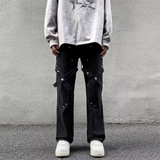 牛仔裤男秋季新款休闲裤高街k601P43，男装牛仔裤，星座1116-2