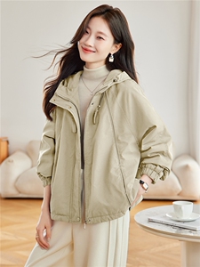 现货2025冬装新款加绒加厚休闲精品女装棉衣棉服派克服图片
