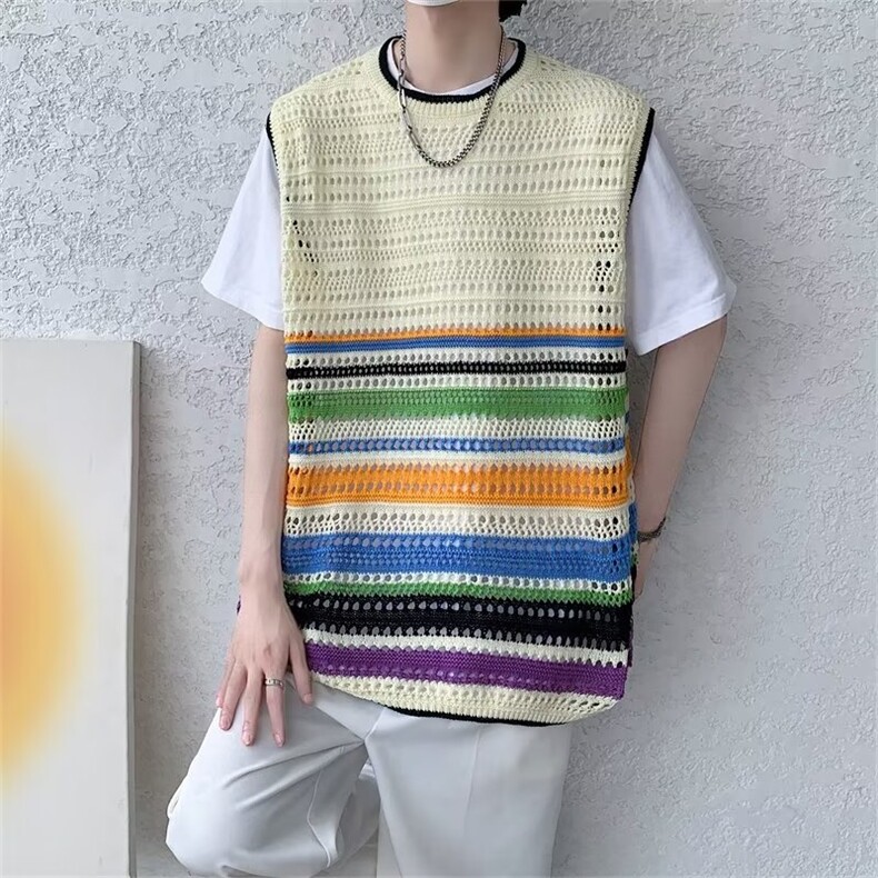 男夏季百搭潮流时尚背心P34，男装背心/马甲，星座1116-2