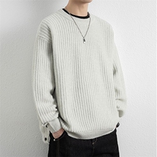 男秋冬季保暖针织磨毛大码加肥长袖春秋家居服套装MYM237，男装棉衣，星座516A