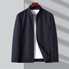 中年外套男秋新款立领夹克休闲上衣百搭潮流时尚茄克HPN9116-P155图片