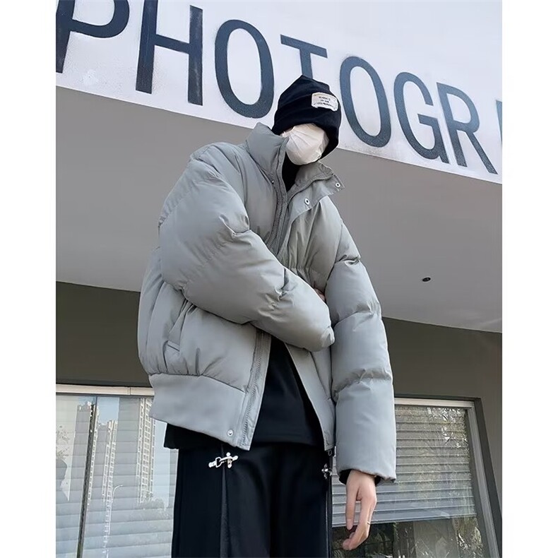 冬季棉服外套男韩版潮流加厚高街帅气2024新款ins棉衣MF207-P99图片