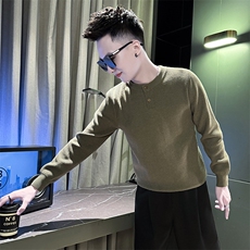 秋冬新款毛衣男套头亨利领针织衫A368-M815-P68，男装针织衫/毛衣，电商A368