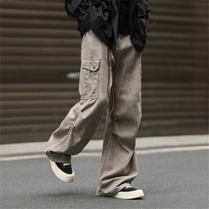 903-AK08-特P60【S-3XL】美拉德复古卡其沙色工装裤! 现货！3图片