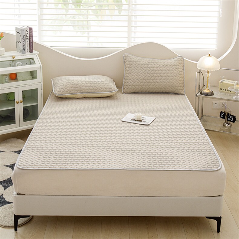 新款A类凉感丝乳胶床单床笠款凉席，凉席，一起卖家纺